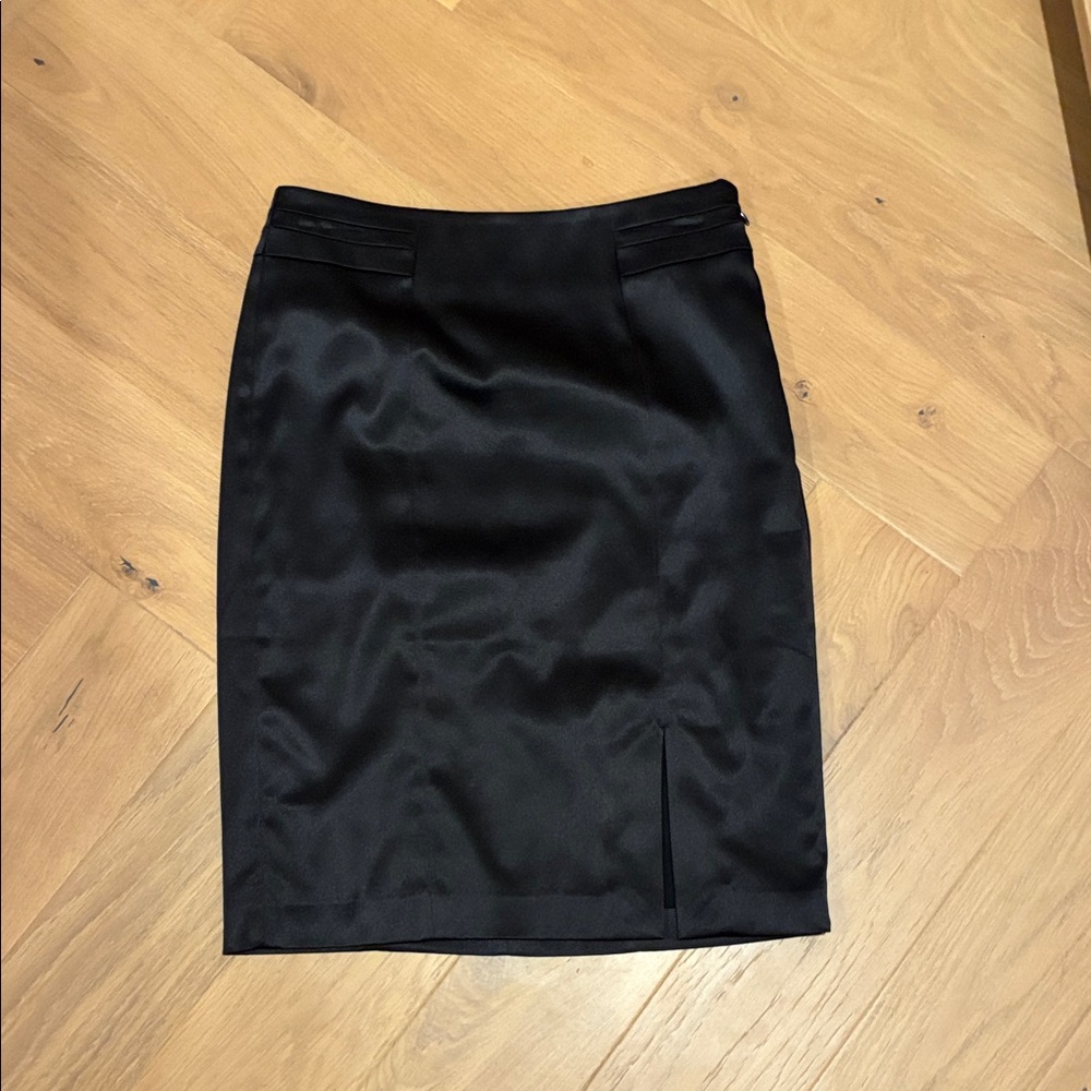 White House Black Market Sleek Black Pencil Skirt